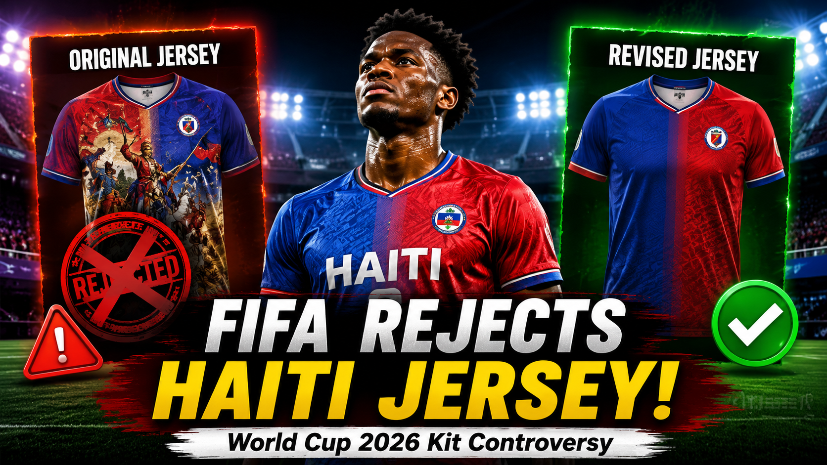 Haiti Forced to Modify World Cup 2026 Jersey After FIFA Raises Concerns