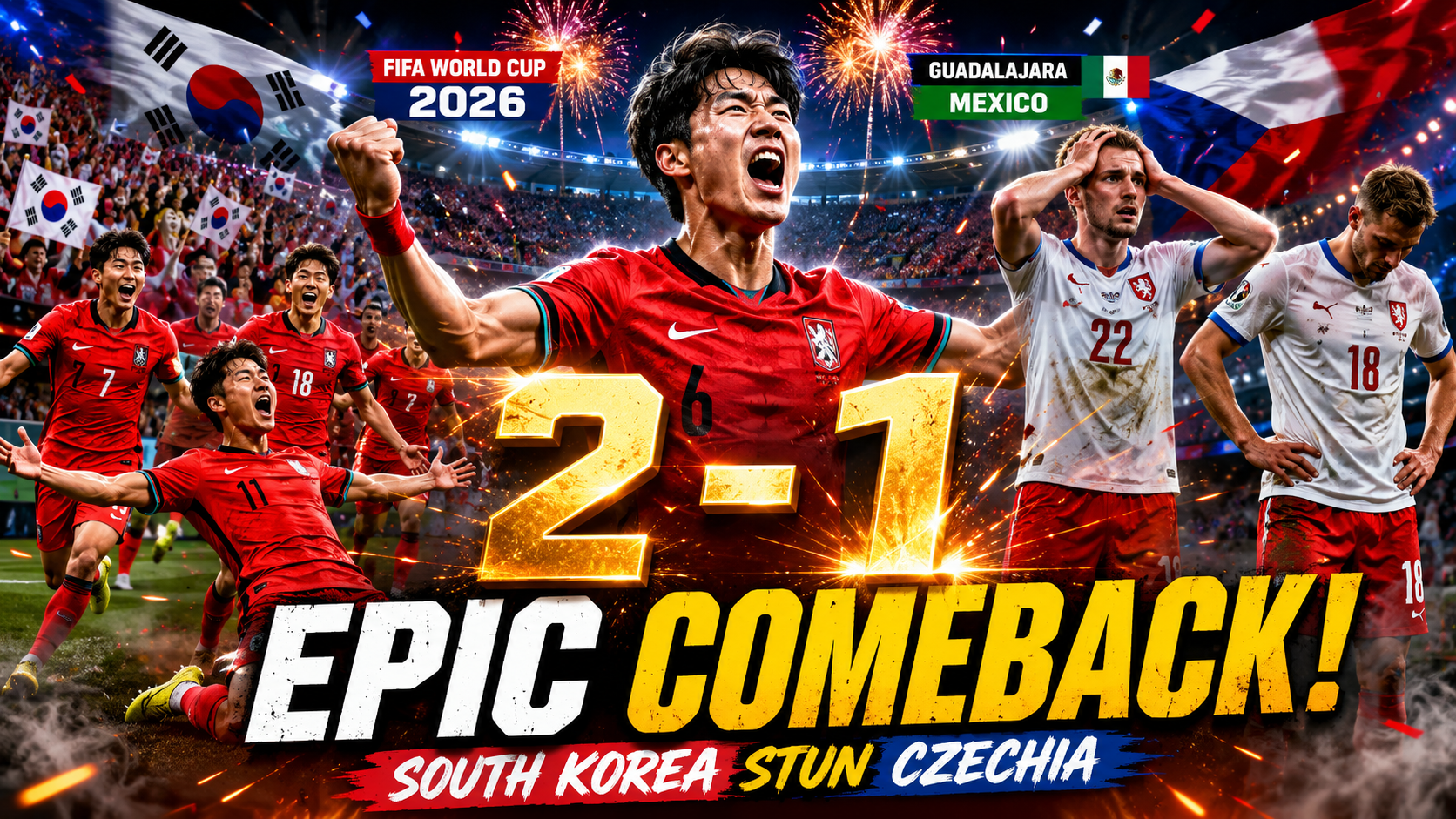 czechia vs south korea match highlights