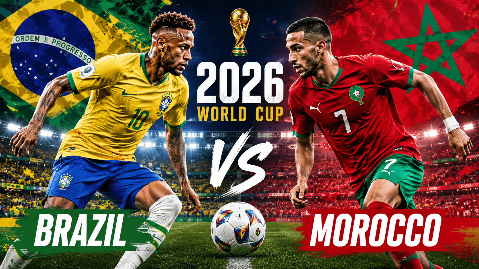brazil vs morocco match