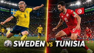 sweden vs tunisia match