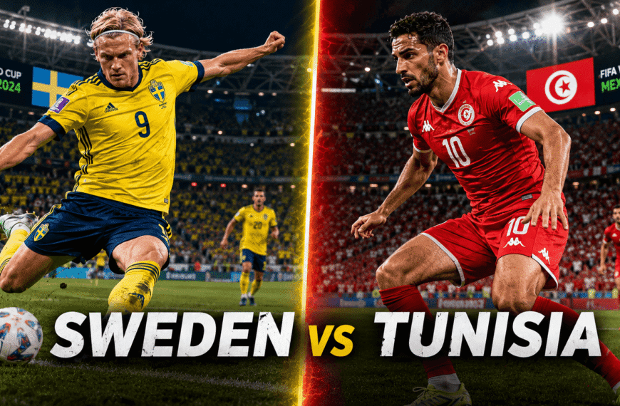 sweden vs tunisia match