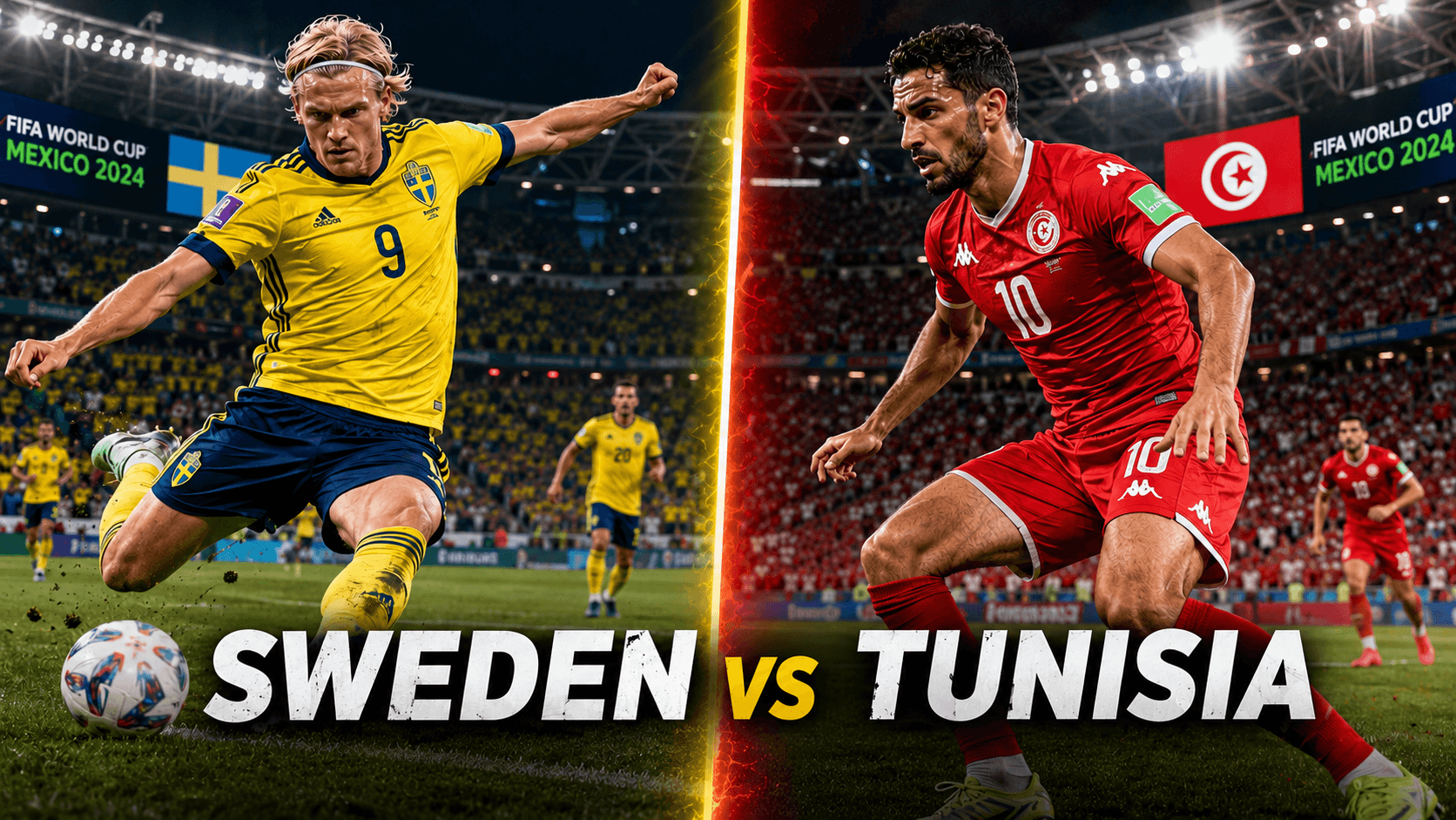 sweden vs tunisia match